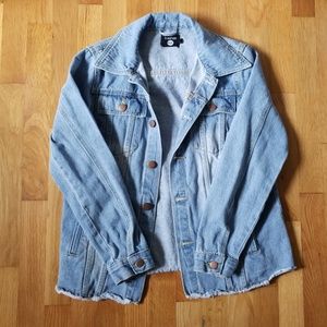 light wash denim jacket